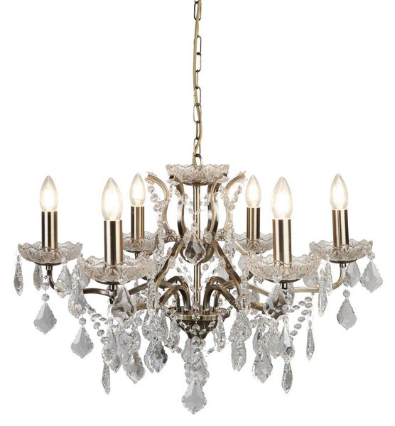 KRISTALNA VISEČA SVETILKA Paris 70/43 cm 60 W