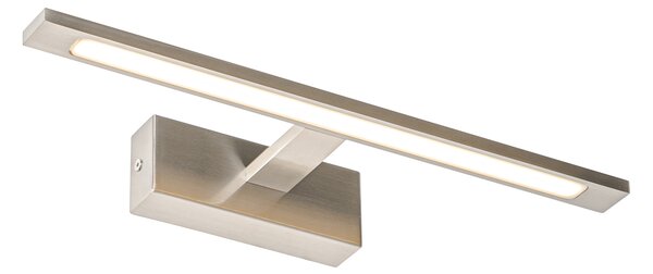 Stenska svetilka iz jekla 41,5 cm, vključno z LED IP44 - Jerre