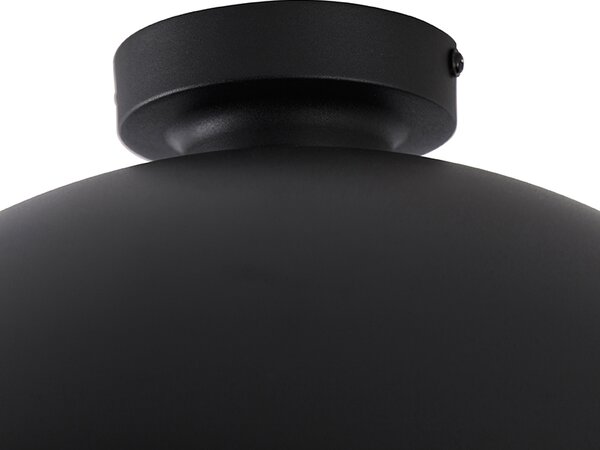 Stropna svetilka črna z zlatom 42 cm nastavljive - Magnax