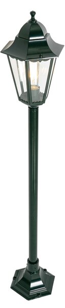 Klasična stoječa zunanja svetilka temno zelena 125 cm IP44 - New Orleans