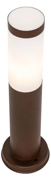 Steber za zunanjo svetilko rjasto rjav z opalom 45 cm IP44 - Rox
