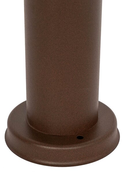 Steber za zunanjo svetilko rjasto rjav z opalom 45 cm IP44 - Rox