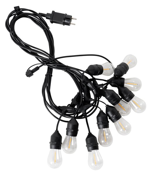 LED niz luči 10 metrov 10 luči svetle IP44 - Chill