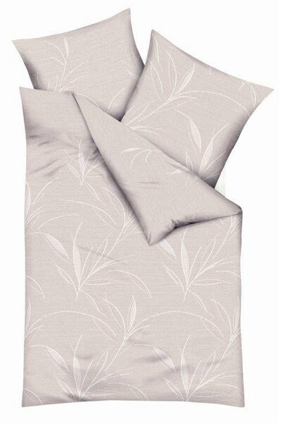 POSTELJNINA Organic 140/200 cm mako saten naravne barve