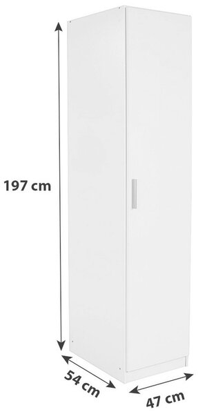 Premium Living Omara Za Oblačila Celle, Bela, Š. 47 Cm
