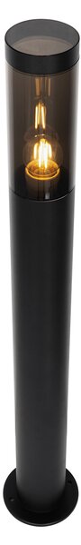 Moderna zunanja svetilka na drog črna 110 cm IP44 - Rox