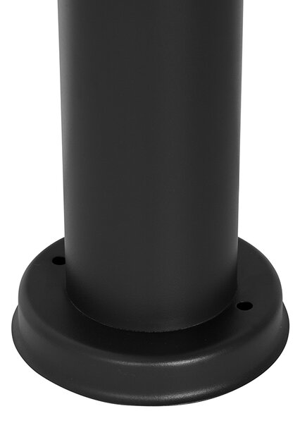Moderna zunanja svetilka na drog črna 110 cm IP44 - Rox