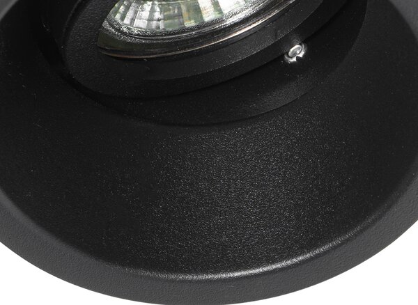 Pametni vgradni reflektor črne barve, nastavljiv, vključno z Wifi GU10 - Alloy