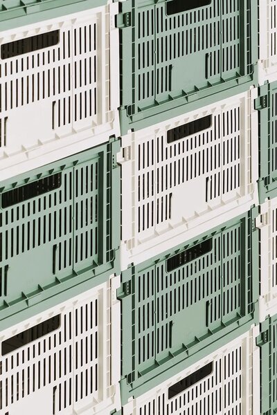 HAY Škatla za shranjevanje HAY Colour Crate XL / 24 x 42 x 68 cm