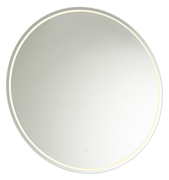 Sodobno kopalniško ogledalo 80 cm z LED in dotikalnim zatemnilnikom - Sebas