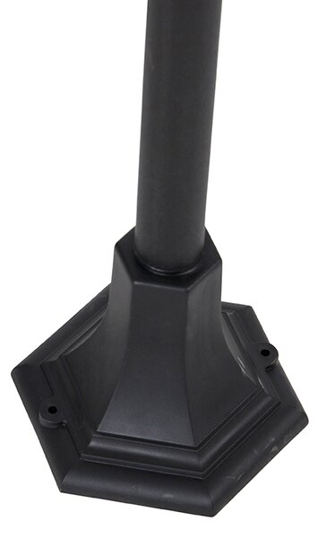 Klasična svetilka črna 122 cm IP44 - Capital