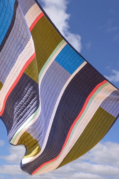 Hübsch Bombažna odeja Hübsch Pavilion 140 x 200 cm