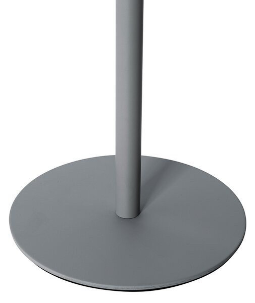 Namizna svetilka siva, polnilna, vklj. LED in zatemnilnik IP54 - Jude