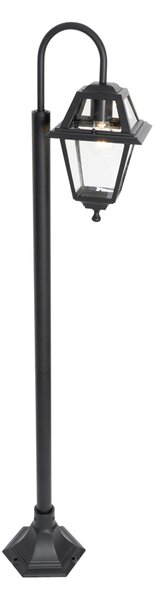 Klasična zunanja svetilka črna 135 cm IP44 - Berta