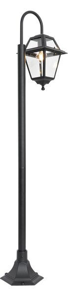 Klasična zunanja svetilka črna 135 cm IP44 - Berta