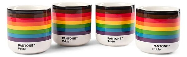 Pantone Komplet skodelic Pantone 175 ml PRIDE 4-pack