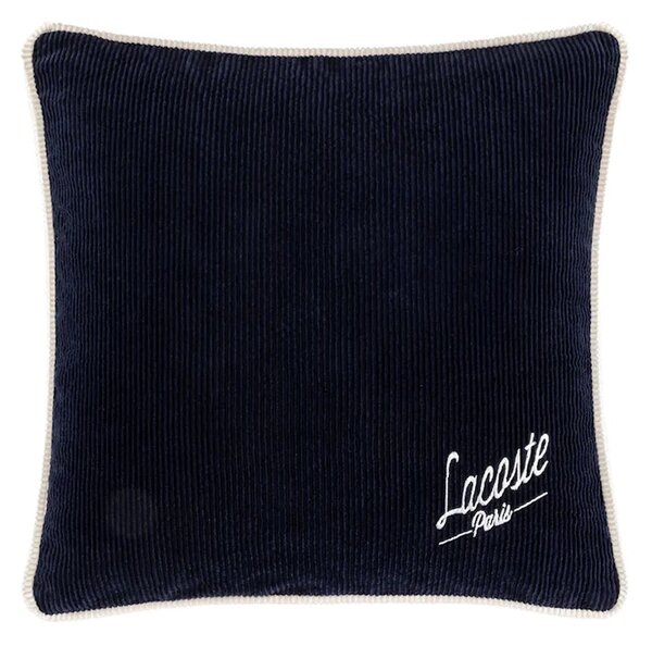 Lacoste Bombažna prevleka za blazino Lacoste L VELVET Marine 45 x 45 cm