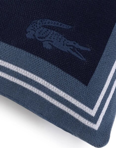 Lacoste Bombažna prevleka za blazino Lacoste L FRAME Marine 45 x 45 cm