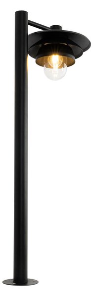 Dizajnerski zunanji drog črna 100 cm IP44 - Morty