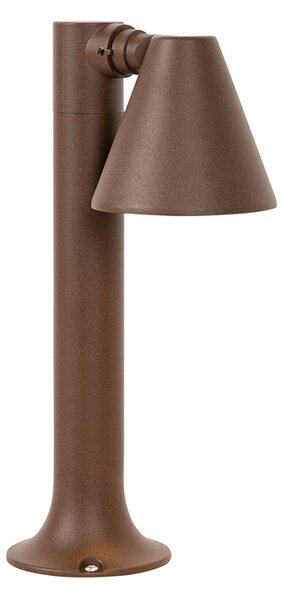 Moderna zunanja stebra rjavkasto-rjave barve 30 cm IP44 nastavljiva - Ciara