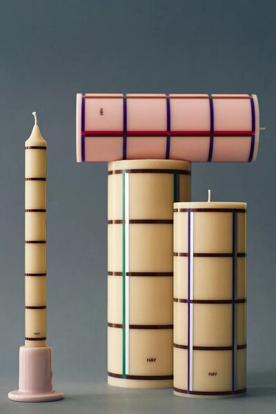 HAY Dekorativna sveča HAY Column Candle 9 x 25 cm