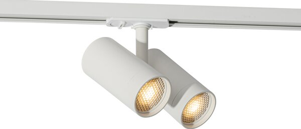 Moderni tračni sistem s 3 reflektorji bele barve 1-fazni - Iconic Scopio
