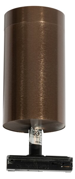 Moderni reflektor temno bronaste barve za sistem tirne razsvetljave 1-fazni 70 mm - Iconic Jeana Luxe