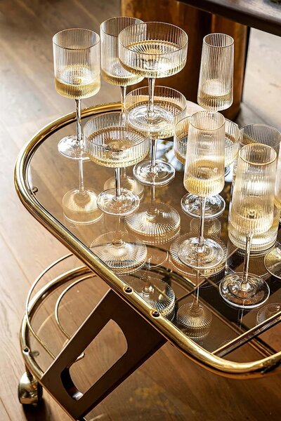 Vtwonen Kozarec za vino vtwonen Gold Rim 400 ml