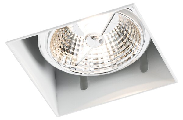 Komplet 6 brezrobnih vgradnih reflektorjev belih GU10 70 mm - Oneon