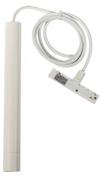 Moderna viseča svetilka bela za enofazni tirni sistem - Slimline Keno