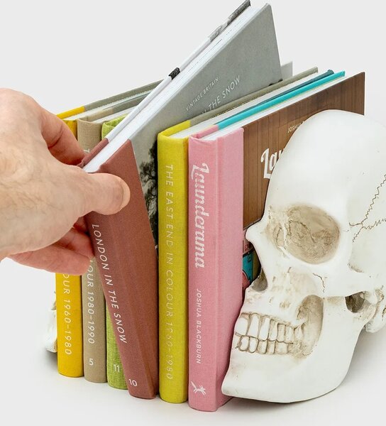 Luckies of London Podstavki za knjige Luckies of London Skull 12,3 x 15 x 21,5 cm 2-pack