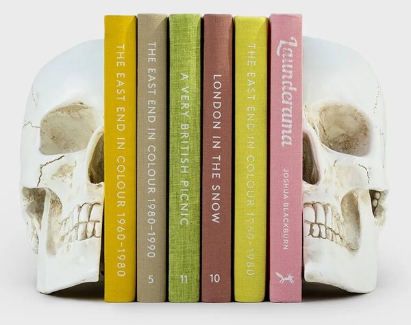 Luckies of London Podstavki za knjige Luckies of London Skull 12,3 x 15 x 21,5 cm 2-pack