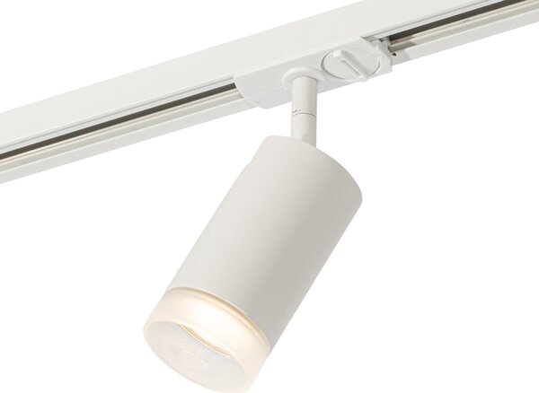 Moderni reflektor z belim obročem za 1-fazni sistem tirnic GU10 50 mm - Iconic Jeana