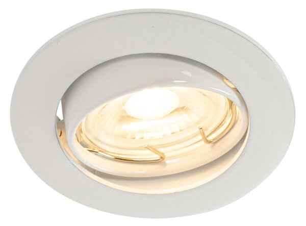 Komplet 12 vgradnih reflektorjev belih GU10 35 mm - Edu