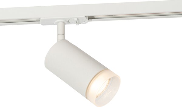 Moderni reflektor z belim obročem za 1-fazni sistem tirnic GU10 50 mm - Iconic Jeana