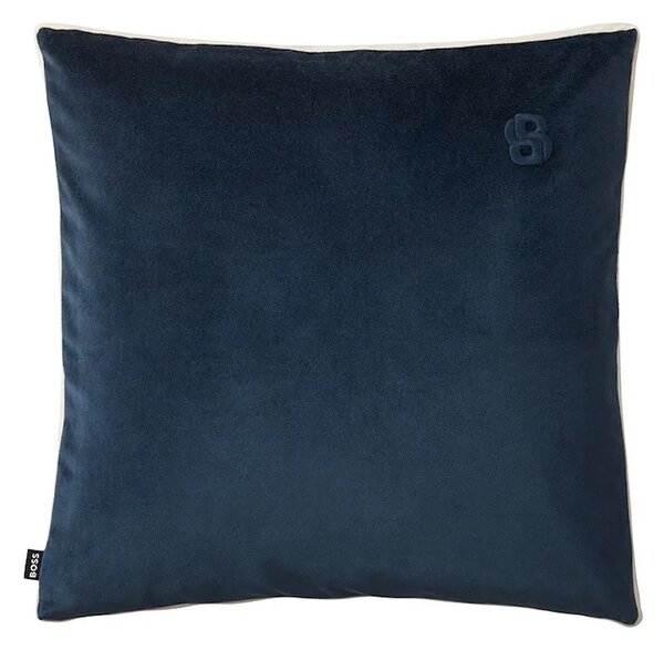 BOSS Bombažna prevleka za blazino BOSS BVELVET Midnight 43 x 43 cm