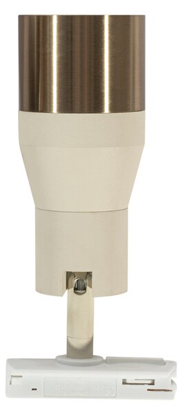 Moderni reflektor bež z zlatom za 1-fazni tračni sistem GU10 50 mm - Iconic Kohua