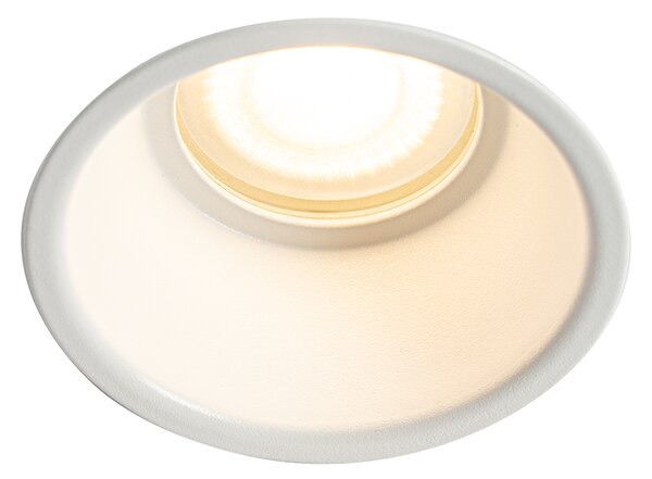 Komplet 6 vgradnih reflektorjev belih GU10 50 mm IP44 - Dept