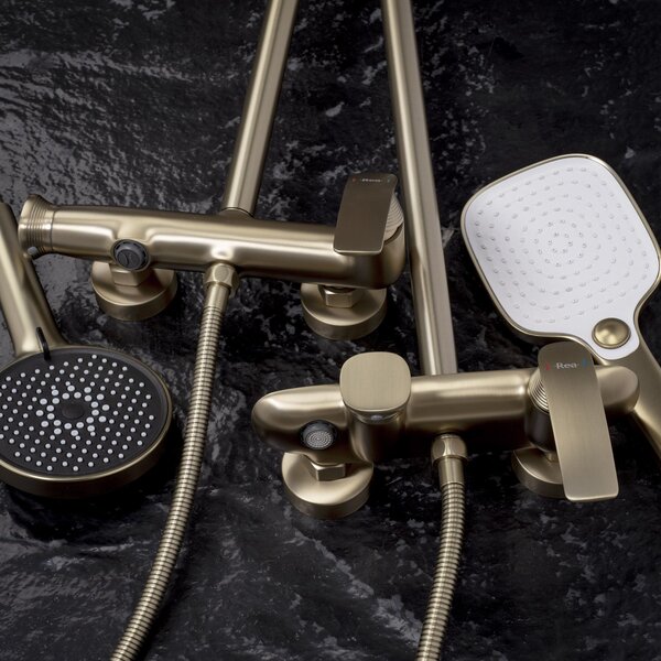 Komplet za prhanje PREMIUM Rea Como M1 Brush Gold