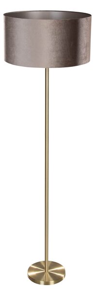 Stoječa svetilka medenina z žametnim odtenkom taupe 50 cm - Simplo