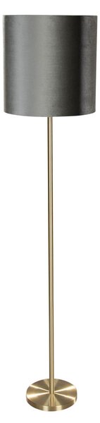 Stoječa svetilka medenina z žametnim odtenkom zelena 40 cm - Simplo
