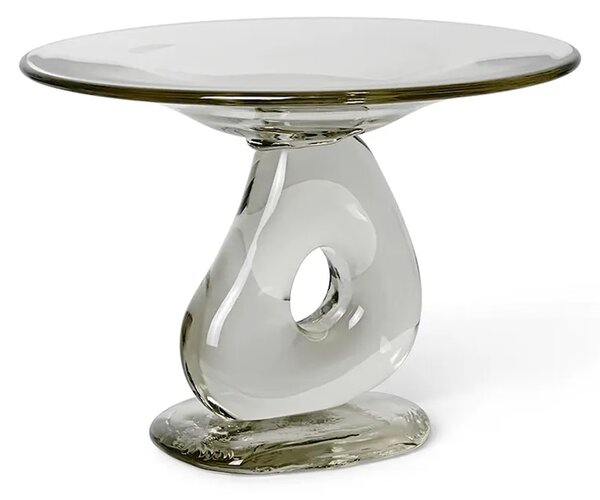 Ferm Living Dekorativna pladenj ferm LIVING Damo Glass Centrepiece 21 cm