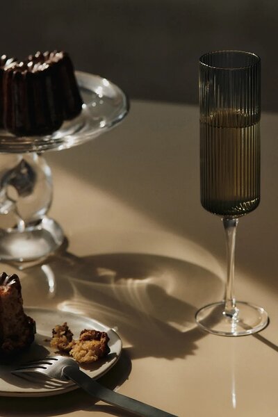 Ferm Living Dekorativna pladenj ferm LIVING Damo Glass Centrepiece 21 cm