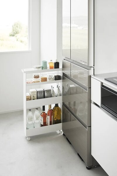 Yamazaki Regal na kolesih Tower Slim 13 x 48 x 80.5 cm