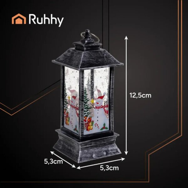 Dekorativna LED božična svetilka snežaki 12cm