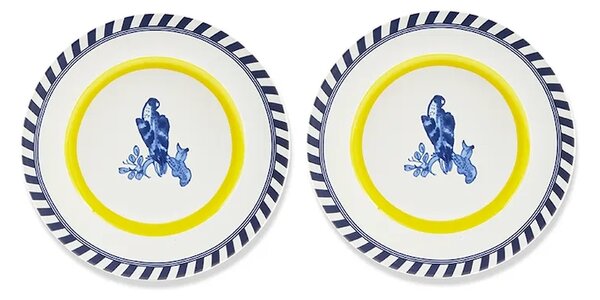 Pols Potten Komplet krožnikov Pols Potten bird patterned 27 cm 2-pack