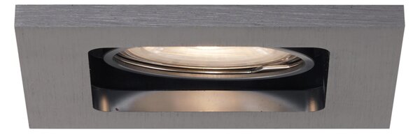 Komplet 6 modernih vgradnih reflektorjev Gunmetal GU10 50 mm okrogli nagibni - Qure