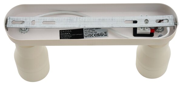 Okrogel stropni reflektor bež GU10 50 mm 2-lučni - Stanley