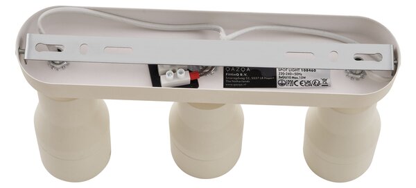 Okrogel stropni reflektor bež GU10 50 mm 3-lučni - Stanley