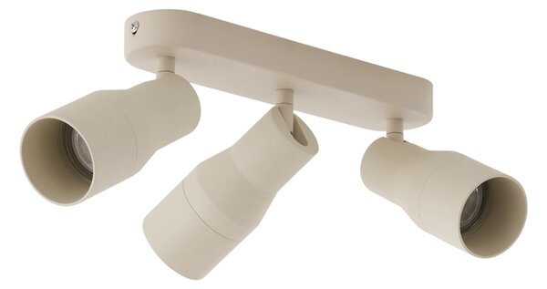 Okrogel stropni reflektor bež GU10 50 mm 3-lučni - Stanley